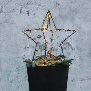 Fekete karácsonyi fénydekoráció Foldy - Star Trading kép
