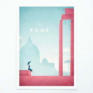Poszter Rome, 50x70 cm - Travelposter kép