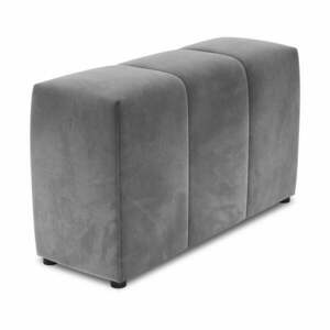 Szürke bársony háttámla moduláris kanapéhoz Rome Velvet - Cosmopolitan Design kép