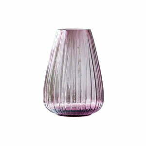 Kusintha rózsaszín üveg váza, magasság 22 cm - Bitz kép