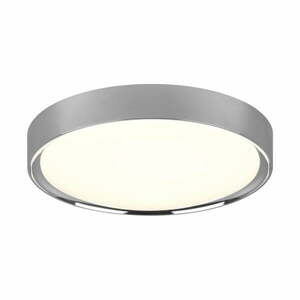 Fényes ezüstszínű LED mennyezeti lámpa ø 33 cm Clarimo – Trio kép