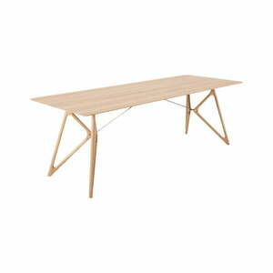 Étkezőasztal tölgyfa asztallappal 240x90 cm Tink - Gazzda kép