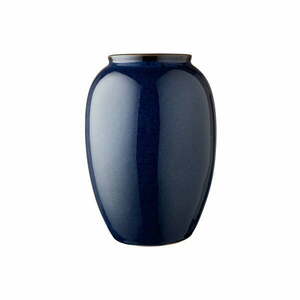 Kék agyagkerámia váza, magasság 25 cm - Bitz kép