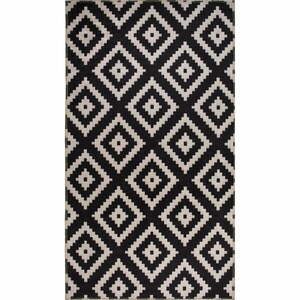 Fekete mosható szőnyeg 180x120 cm - Vitaus kép