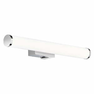Fényes ezüstszínű LED fali lámpa (hosszúság 40 cm) Mattimo – Trio kép