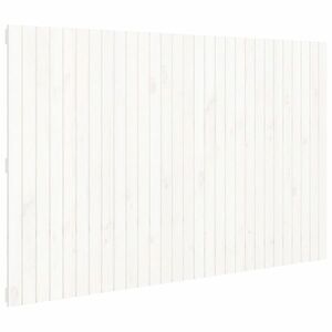 vidaXL fehér tömör fenyőfa fali fejtámla 185 x 3 x 110 cm kép
