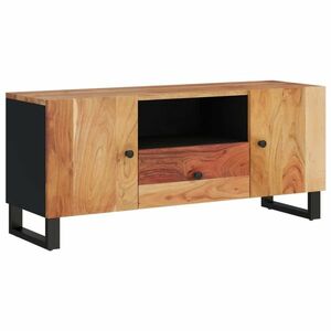 vidaXL tömör akácfa és szerelt fa TV-szekrény 105 x 33, 5 x 46 cm kép