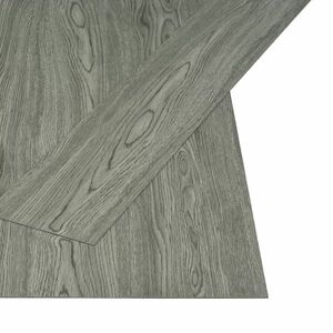 vidaXL szürke öntapadós PVC padlódeszkák 4, 46 m² 3 mm kép