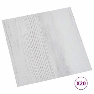vidaXL 20 db világosszürke öntapadó PVC padlólap 1, 86 m² kép