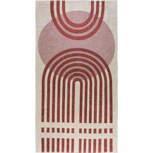 Piros-fehér mosható szőnyeg 120x180 cm – Vitaus kép