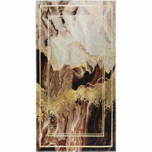 Barna-krémszínű mosható szőnyeg 160x230 cm – Vitaus kép