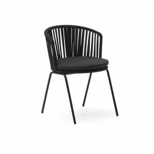 Fekete fém kerti szék Saconca – Kave Home kép