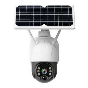 Időjárásálló, napelemes biztonsági kamera – 4G 1080p újratölthető... kép