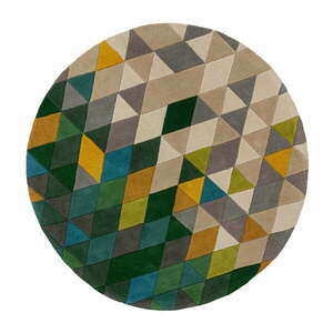 Prism gyapjú szőnyeg, ⌀ 160 cm - Flair Rugs kép