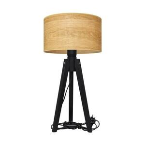 Asztali lámpa ALBA 1xE27/60W/230V barna/tölgy kép