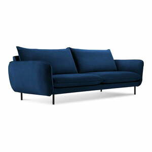 Kék bársony kanapé 200 cm Vienna – Cosmopolitan Design kép