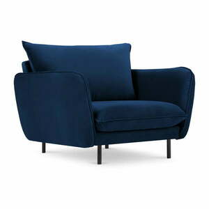 Kék bársony fotel Vienna – Cosmopolitan Design kép