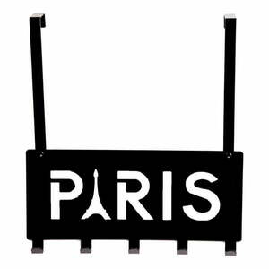 Fekete fém ajtófogas 30 cm Paris – Compactor kép