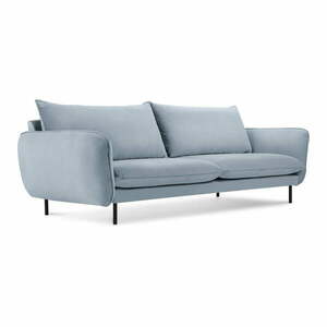 Világoskék bársony kanapé 230 cm Vienna – Cosmopolitan Design kép