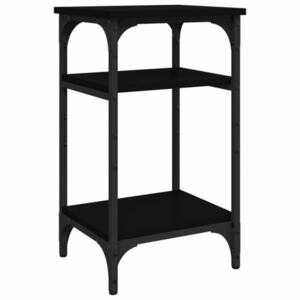 vidaXL fekete színű szerelt fa kisasztal 35 x 30 x 60 cm kép