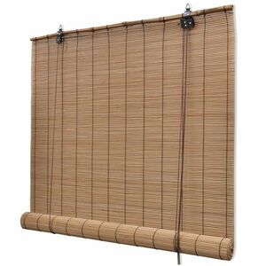 vidaXL barna bambuszroló 150 x 160 cm kép