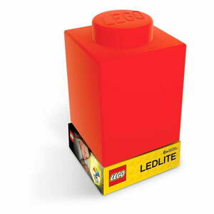 Classic Brick piros szilikon világító éjjeli lámpa - LEGO® kép