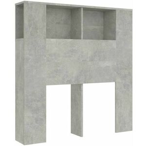 Shumee Čelo postele s úložným prostorem - betonově šedé, 100 × 18, 5 × 104, 5 cm kép