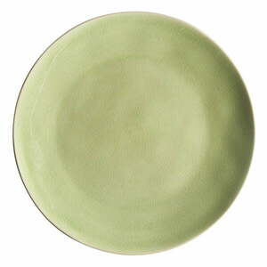 Riviera világoszöld agyagkerámia tányér, ⌀ 27 cm - Costa Nova kép