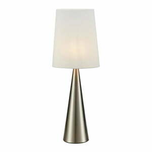 Fehér-ezüstszínű asztali lámpa (magasság 64 cm) Conus – Markslöjd kép