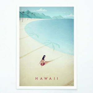 Poszter Hawaii, 30x40 cm - Travelposter kép