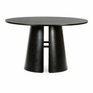 Cep fekete kerek étkezőasztal, ø 137 cm - Teulat kép