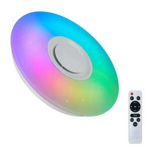 Bluetooth-os RGB színes távirányítós mennyezeti lámpa hangszórókk... kép