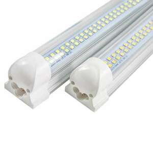 120 cm hosszú, dupla soros T8 LED fénycső – 24W – semleges fehér ... kép