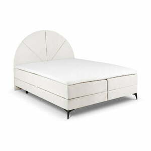 Bézs boxspring ágy tárolóhellyel 160x200 cm Sunset – Cosmopolitan Design kép