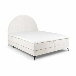 Bézs boxspring ágy tárolóhellyel 160x200 cm Sunrise – Cosmopolitan Design kép