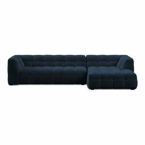 Vesta kék bársony kanapé, jobb oldali - Windsor & Co Sofas kép