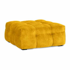 Vesta sárga bársony puff - Windsor & Co Sofas kép
