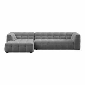 Vesta szürke bársony kanapé, bal oldali - Windsor & Co Sofas kép
