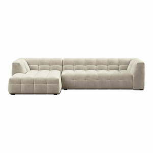 Vesta bézs bársony kanapé, bal oldali - Windsor & Co Sofas kép