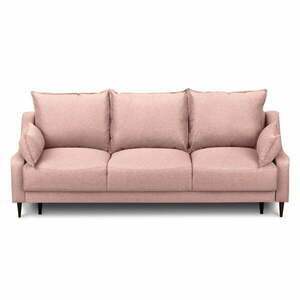 Ancolie rózsaszín kinyitható kanapé tárolóhellyel, 215 cm - Mazzini Sofas kép
