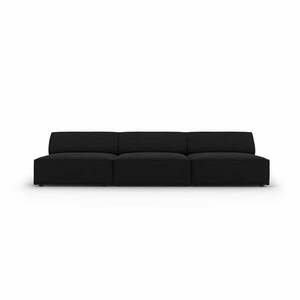 Fekete kanapé 240 cm Jodie – Micadoni Home kép