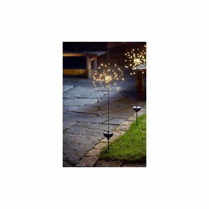 Firework kültéri napelemes LED lámpa fehér diódákkal, magasság 100 cm - Star Trading kép