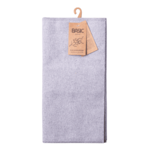 Világosszürke pamut evőeszköztartó táska, 52 x 26 cm - Basic Ambiente kép