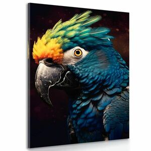 Kép papagáj kék-arany változatban kép
