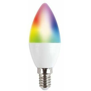Solight LED SMART WIFI izzó, gyertya, 5W, E14, RGB, 400lm kép
