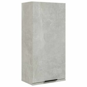 vidaXL betonszürke fali fürdőszobaszekrény 32x20x67 cm kép