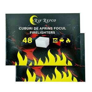 Rif Refco, Firelighters Tűzgyújtó kocka készlet, 2 csomag, 48 db... kép