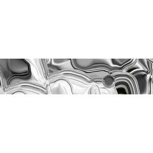 Ezüst folyadék, konyhai matrica hátfal, 260 cm kép