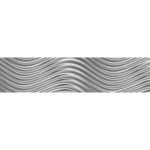 Metálos hullámok, konyhai matrica hátfal, 260 cm kép
