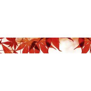 Piros levelek, konyhai matrica hátfal, 350 cm kép